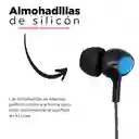 Miniso Audifonos De Cable Se383 Negro/azul 12m