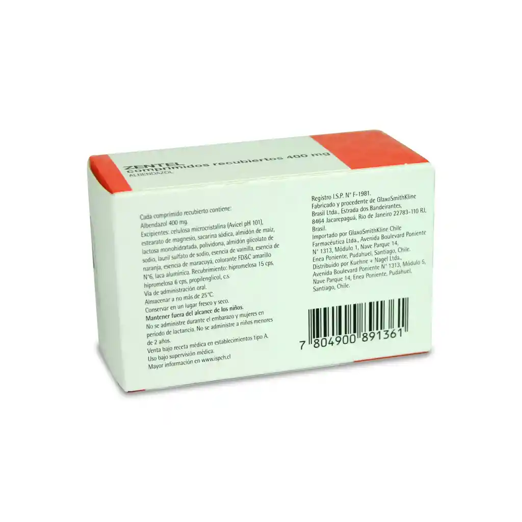 Zentel Albendazol (400 mg)