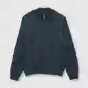 Sweater de Niño Clásico Medio Cierre Blue Denim Talla 8A Colloky