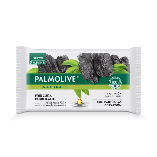 Palmolive Jabón Barra Naturals Charcoal
