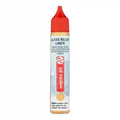 Talens Pintura Liner Vidrio Dorado