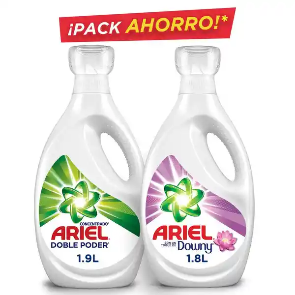 Ariel Pack Detergente Líquido