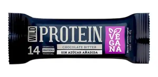 Wild Protein Snack Barra Vegana Sabor Chocolate Bitter