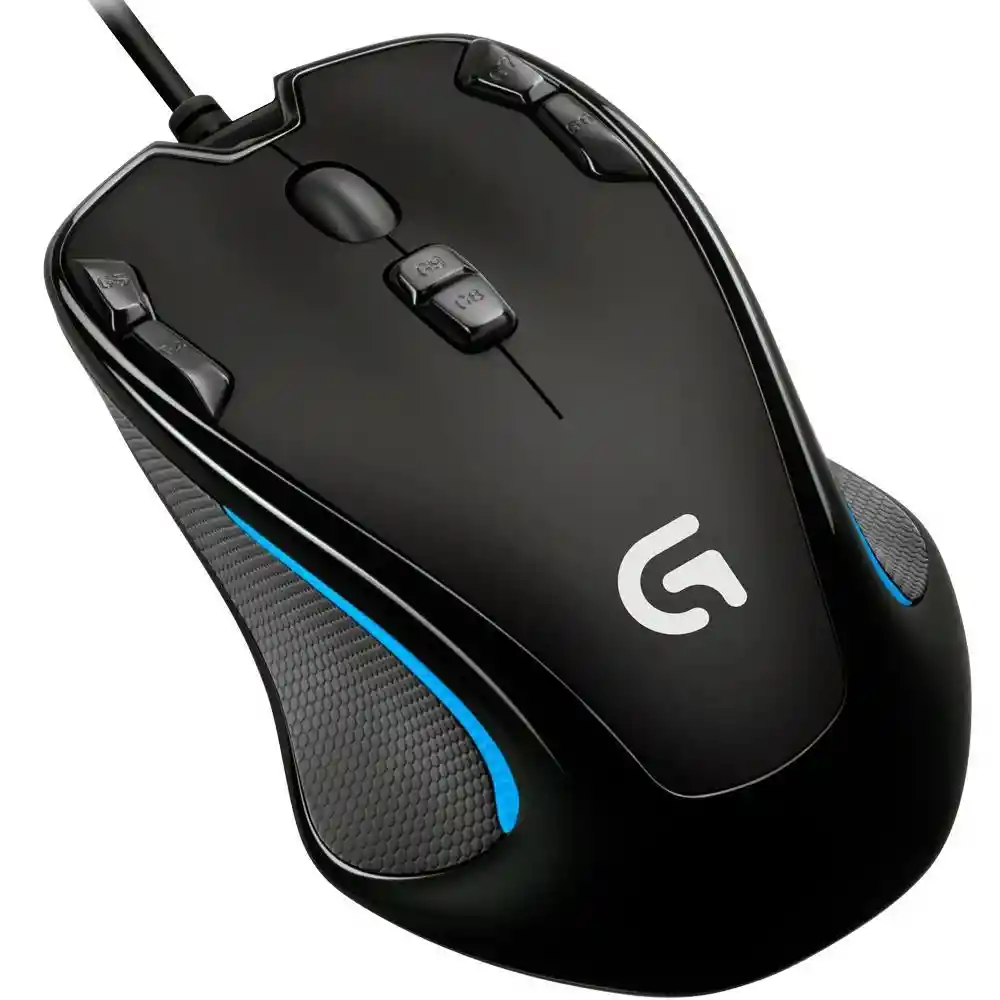 Mouse Gamer Logitech Alámbrico G300 Usb 200 – 2.500 Dpi Negro