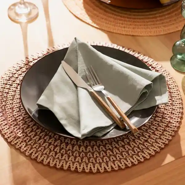 Set de Servilletas de Algodón 40 x 40 cm Casaideas