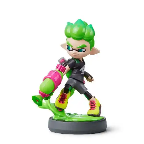 Nintendo Figura Coleccionable Splatoon Inkling Boy Neón Green