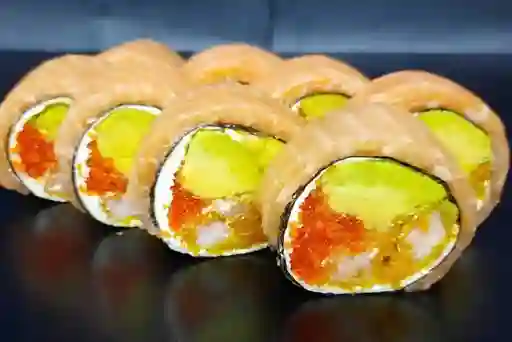 Oriental Sake Rolls Envuelto en Salmón