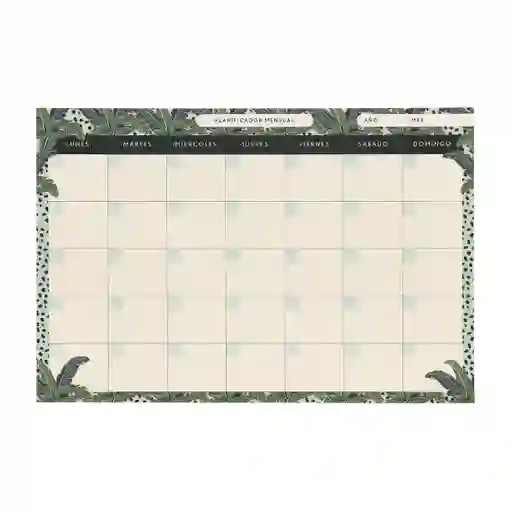 Block Planificador Semanal y Mensual 21 x 31 cm Casaideas