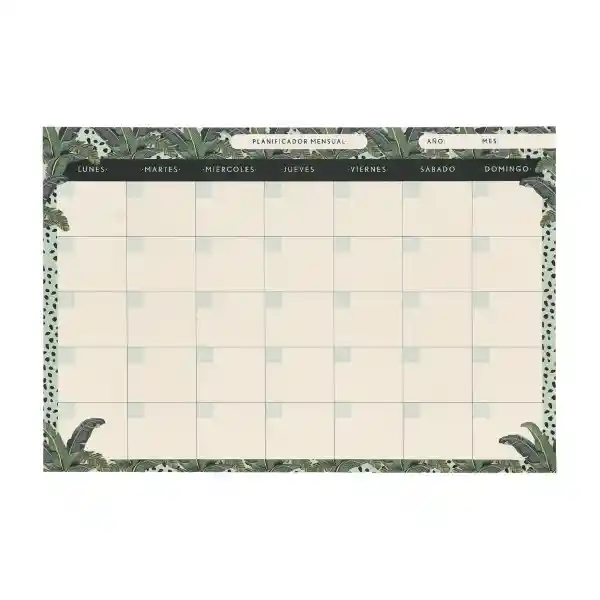 Block Planificador Semanal y Mensual 21 x 31 cm Casaideas