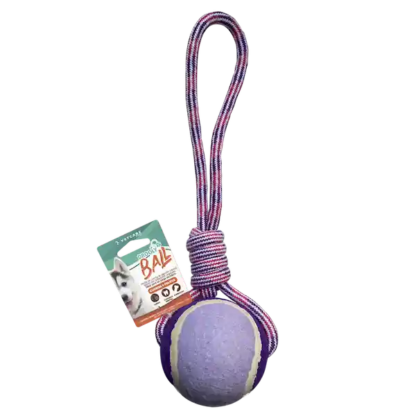 Vetcare Juguete Para Perro Drooly Ball Pelota + Cuerda