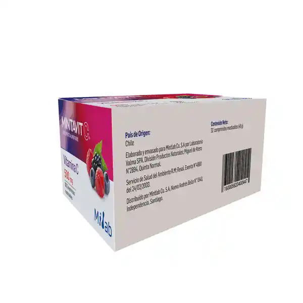 Milab Suplemento Alimenticio Mintavit C