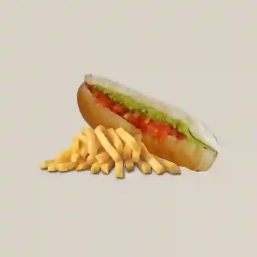 Combo italiano mas porción de papas