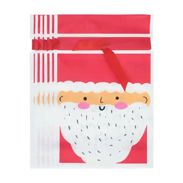 Set de Bolsa Navideñas Con Cinta 13 x 3 cm Casaideas