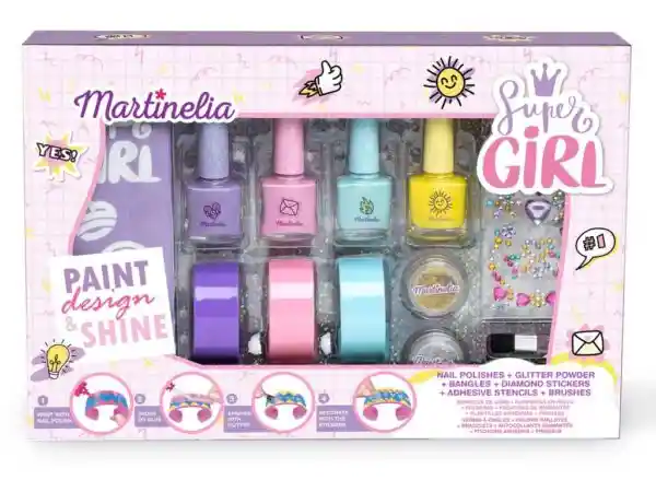 Martinelia Set de Uñas y Brazaletes Súper Girl 12103