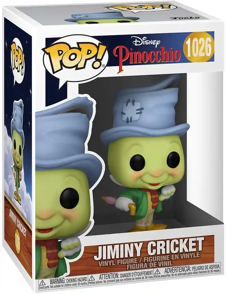 Funko Pop Figura Coleccionable Pinocchio Jiminy Cricket 1026