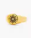 Anillo Acero Inoxidable Sol Brillante Dorado 6 Lounge