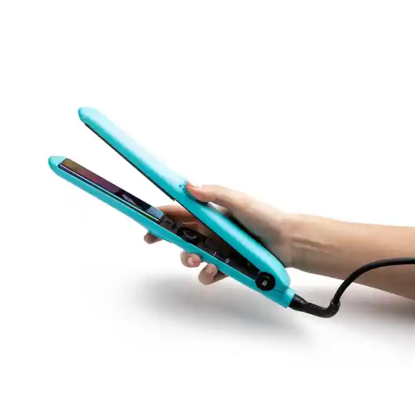 Gamma Piu Plancha de Cabello Rainbow Celeste