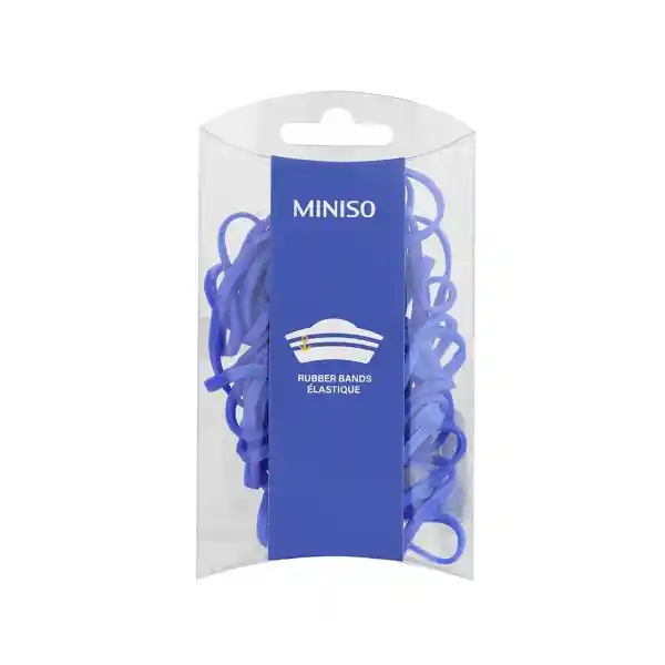 Set de Escritorio Gomas Elasticas Serie Navy Blue Miniso