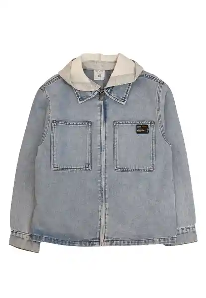 Casaca Mezclilla Essence jr Niño Azul Talla 12 - 378