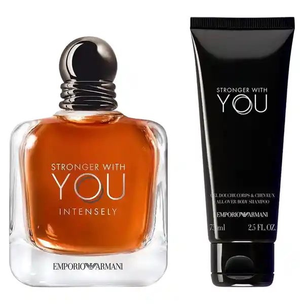 Giorgio Armani Set Perfume Stronger With Ea Int H25
