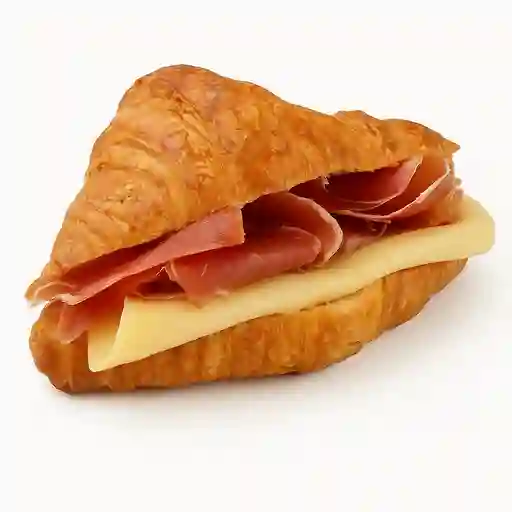 Croissant jamón serrano y queso