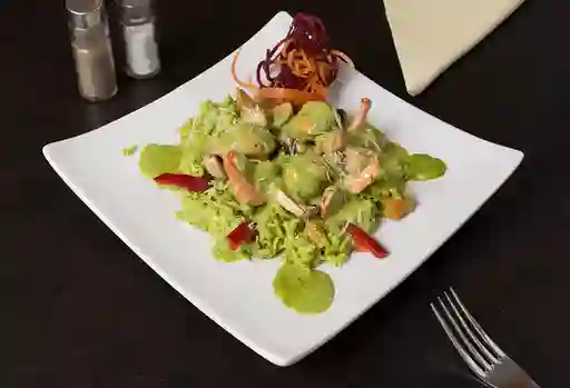 Risotto con Camarones