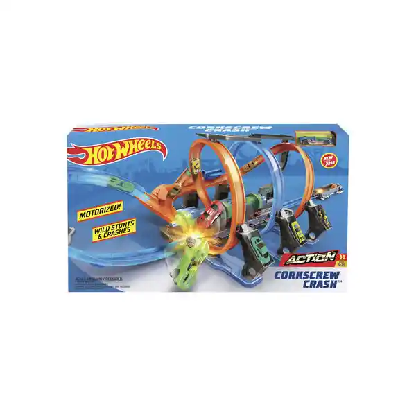 Hot Wheels Pista Mattel Espiral De Choque 1 U