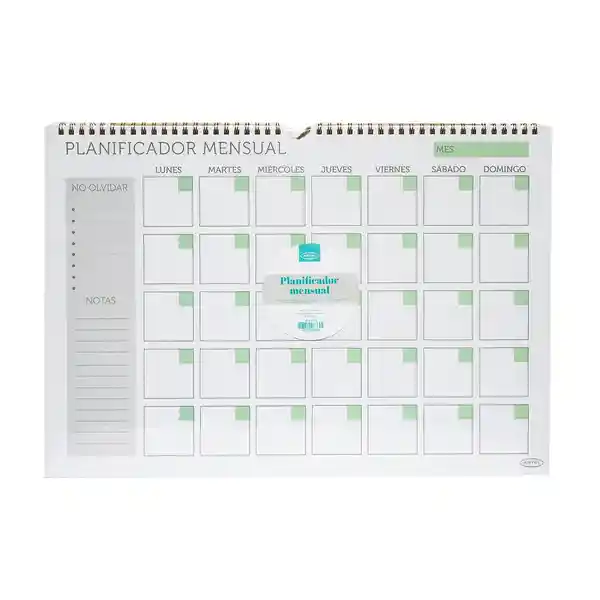 Artel Importado Planificador Mensual Tradicional
