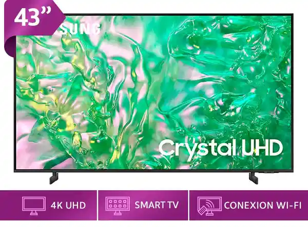 Samsung Smart tv Led 4K Uhd 43 Crystal DU8000