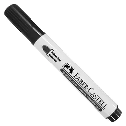 Faber Castell Marcador de Pizarra Punta Redonda Negro