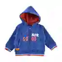 Polerón Bebé Niño Color Azul Talla 3 M Pillin