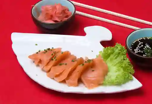 Sashimi de salmón