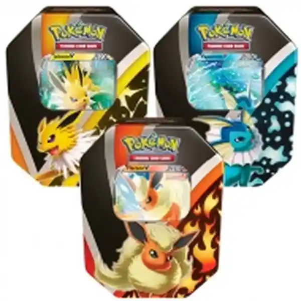 Juego de Mesa Pokémon Eevee Evolutions Tin Fall 2021 Inglés Tcg