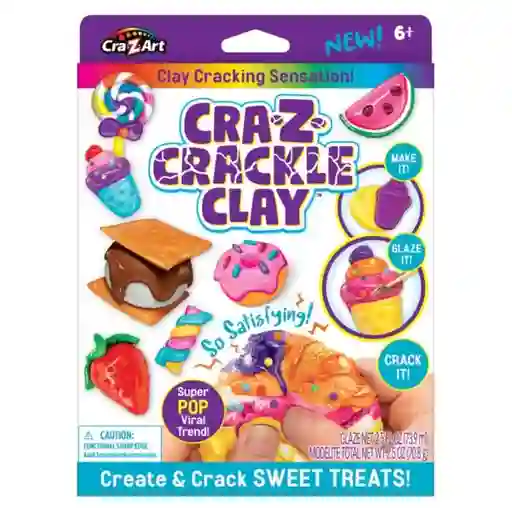 Crazart Juego Craz Crackle Clay - 25073
