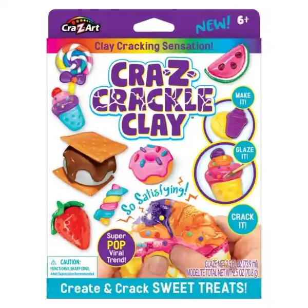 Crazart Juego Craz Crackle Clay - 25073