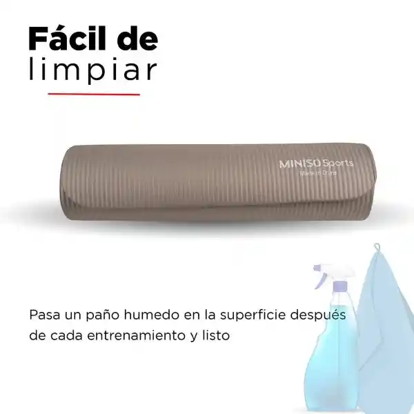 Mat de Yoga Gris 10 mm Miniso