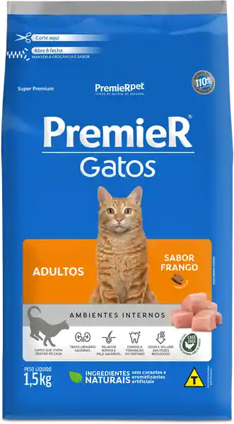 Premier Pet Alimento Gato Adulto 1,5 Kg