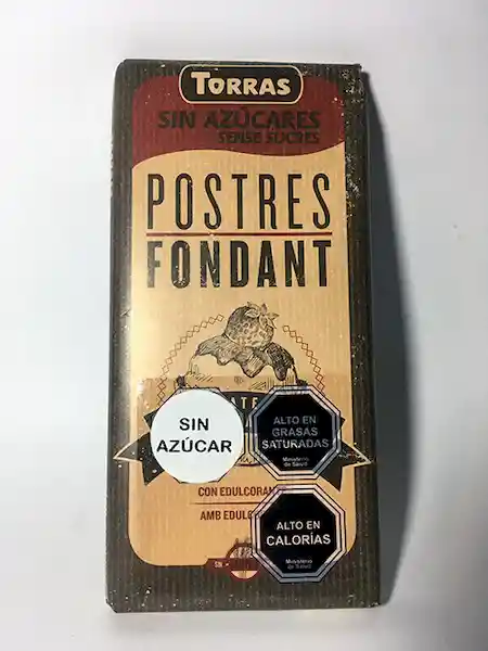 Torras Barra de Chocolate Negro Para Fundir