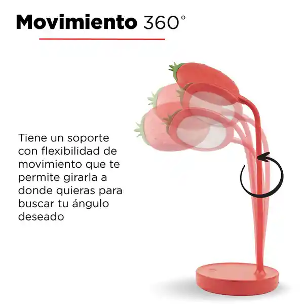 Lámpara de Mesa Recargable Mod Ald D8 Miniso