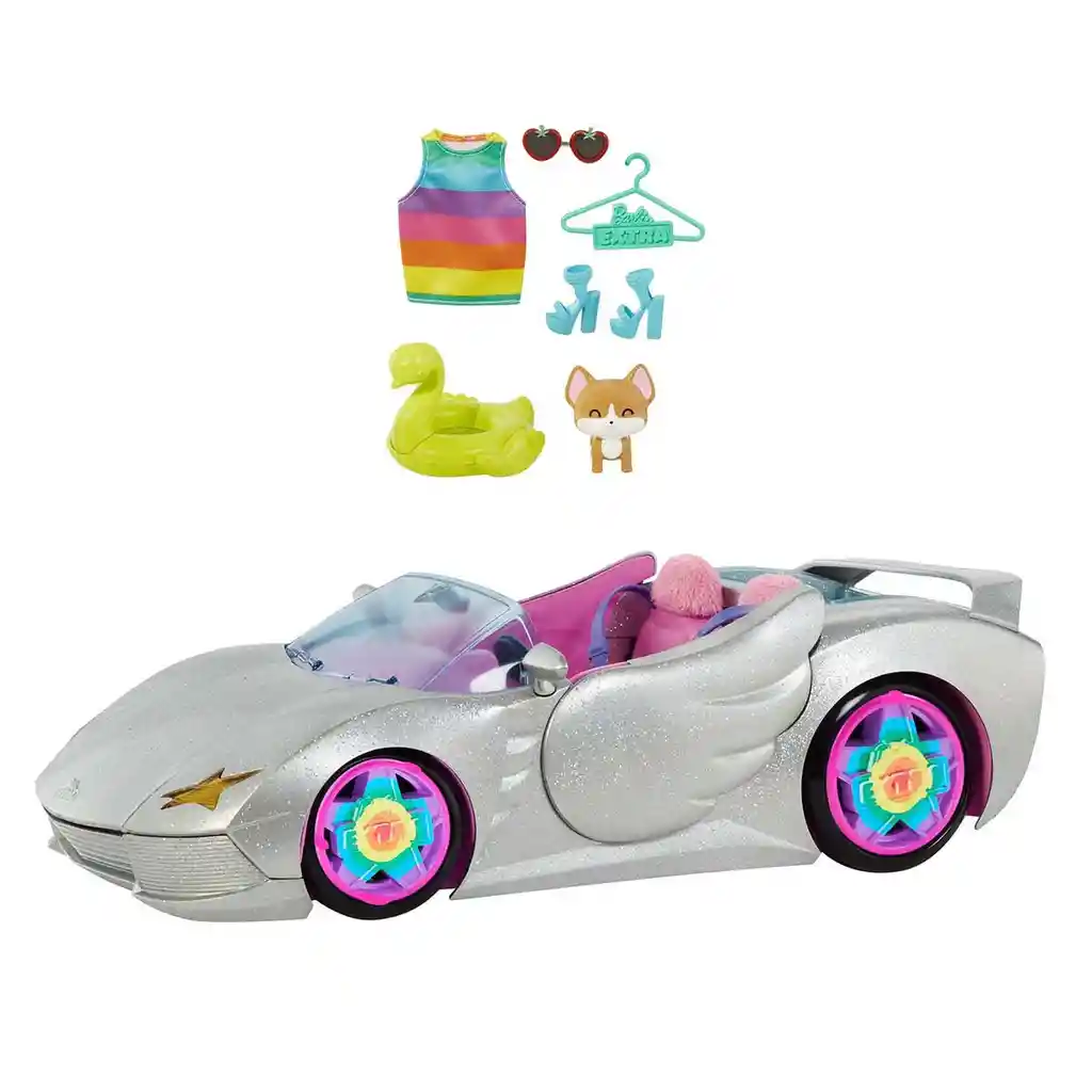 Barbie Coche Extra Convertible Extra