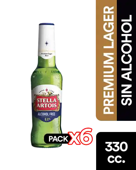 Stella Artois Sin Alcohol 6 Pack