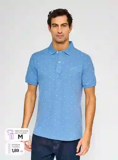 Regatta Polera Manga Corta Piq Mp Índigo Talla XL