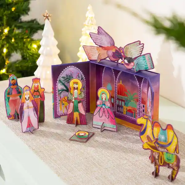 Pesebre de Cartón Armable Casaideas