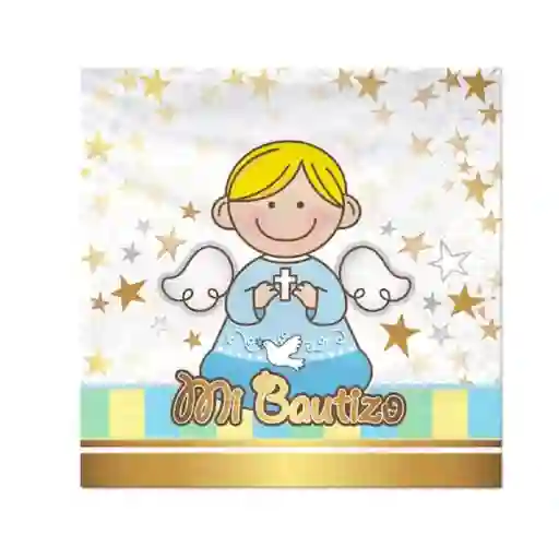 Servilleta mi Bautizo Celeste