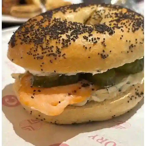 Bagel Salmón Ahumado