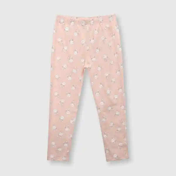 Pijama de Algodón de Niña Damasco Talla 3A Colloky