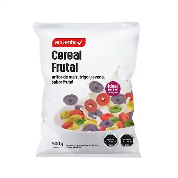 Acuenta Cereal Argolla Fruta Bolsa