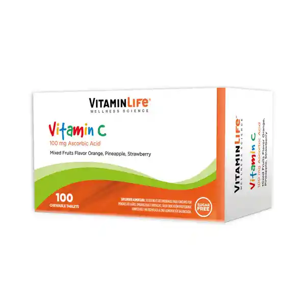   Vitamin Life  Vitamina C 100 (Mg) 