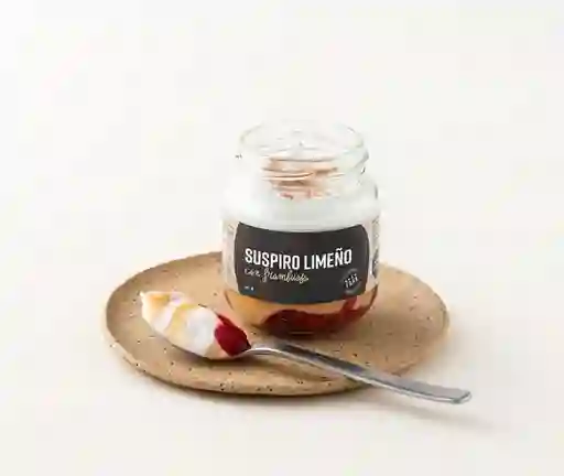 Suspiro Limeño Con Frambuesas