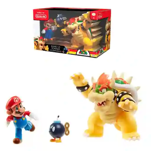 Nintendo Figura Mario Vs Bowser
